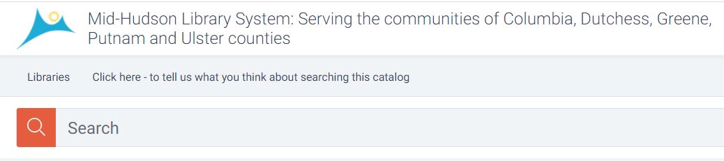 Screenshot of Vega header with survey link
